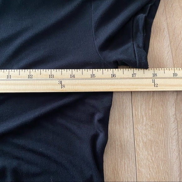 Wilfred Free Black Short Sleeve Viscose Thong Bodysuit Womens Size Small - Picture 6 of 7